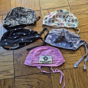 Set Of 5 Surgical Caps